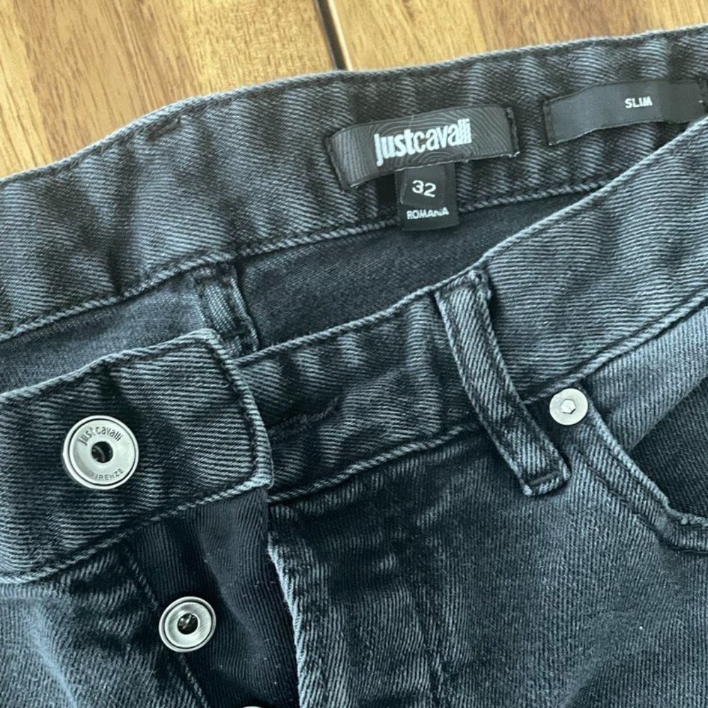 Roberto Cavalli Men Jeans Black